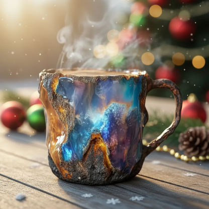 Mineral Crystal Artisan Mug For Holiday Gift