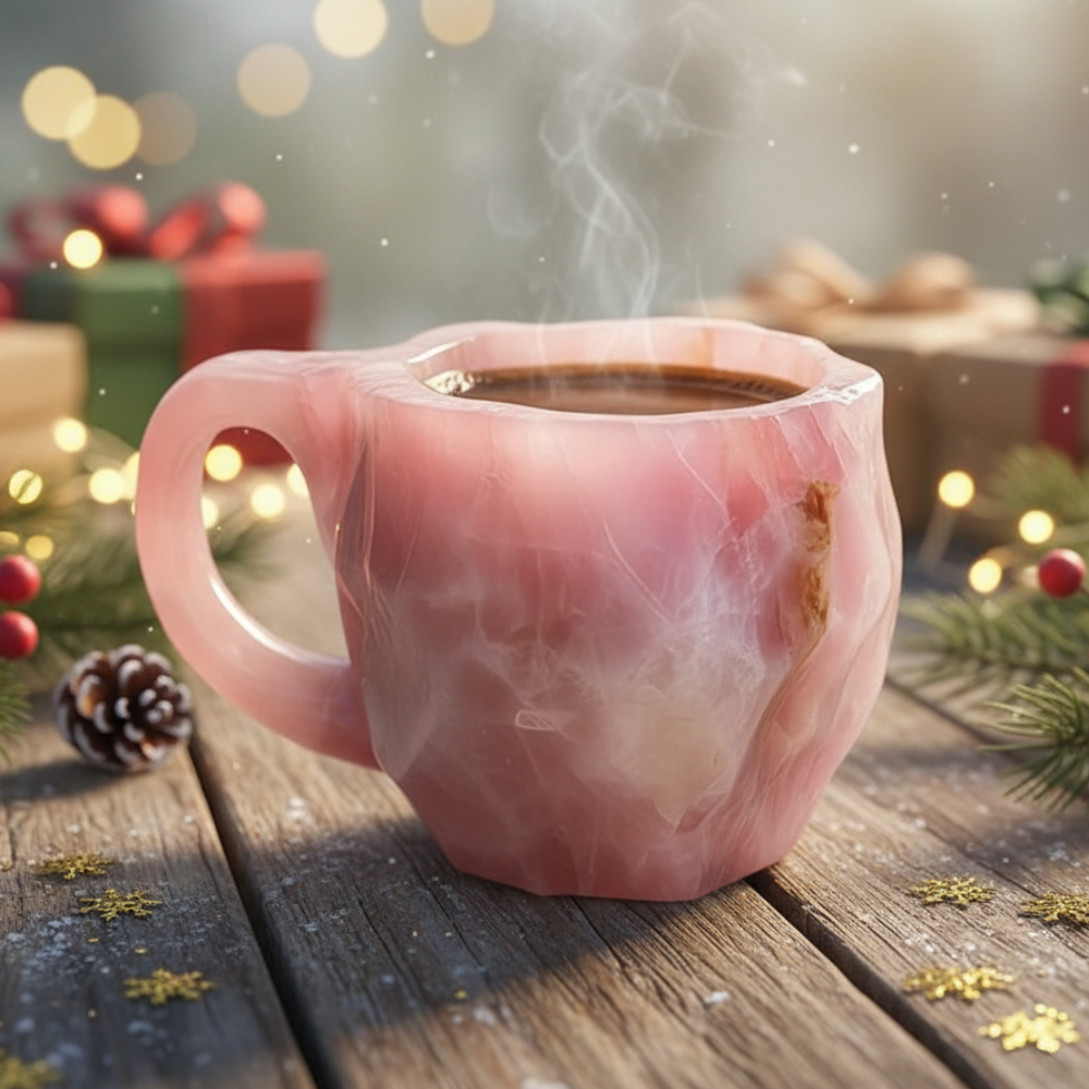 Mineral Crystal Artisan Mug For Holiday Gift