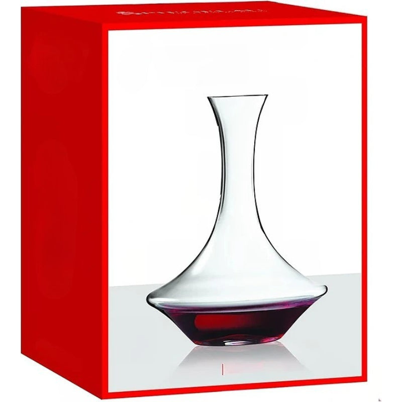 Modern Crystal Wine Decanter With Wide Base For Aeration