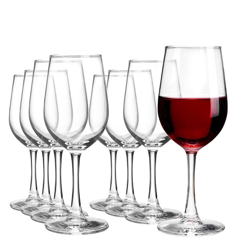 12 oz Wine Glass Set For Elegant And Versatile Drinkware-Wine and Whiskey Decanter