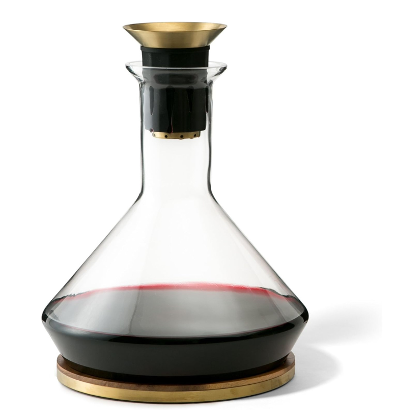 Modern Ergonomic Design Glass Wine Decanter
