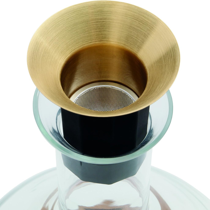 Modern Ergonomic Design Glass Wine Decanter-Wine and Whiskey Decanter