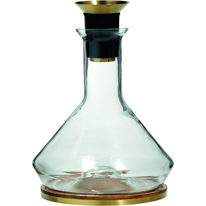 Modern Ergonomic Design Glass Wine Decanter