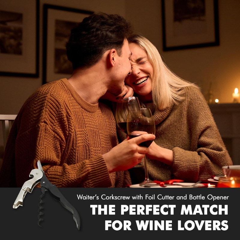 Multi Utility Corkscrew Stylish Wine Openers For Effortless Use-Wine and Whiskey Decanter