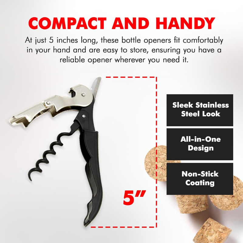 Multi Utility Corkscrew Stylish Wine Openers For Effortless Use