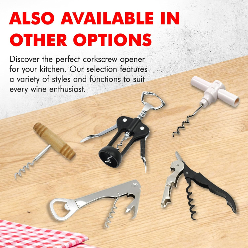 Multi Utility Corkscrew Stylish Wine Openers For Effortless Use