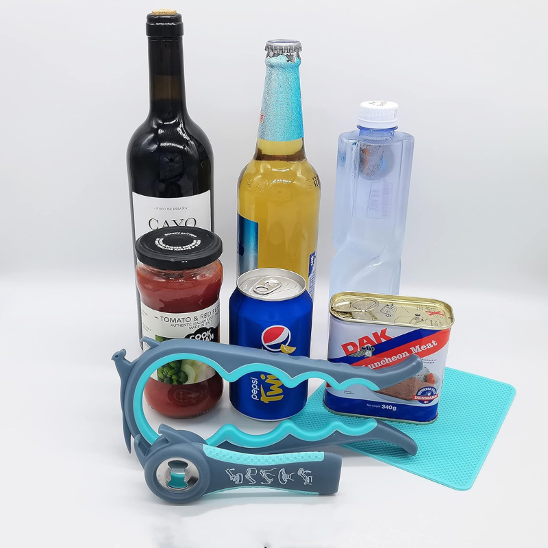 4 in 1 Multi Utility Style Opener Set For Bottles And Cans