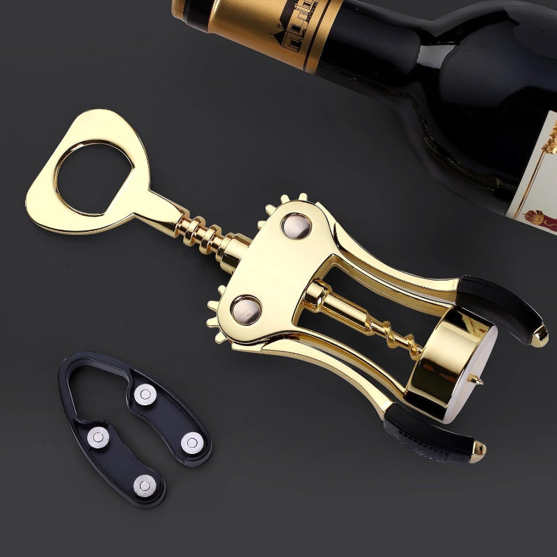 Multifunctional Design Wine Bottle Opener Corkscrew Set-Wine and Whiskey Decanter