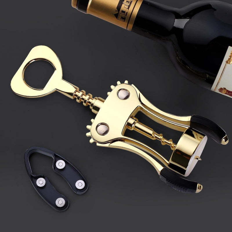 Multifunctional Design Wine Bottle Opener Corkscrew Set-Wine and Whiskey Decanter