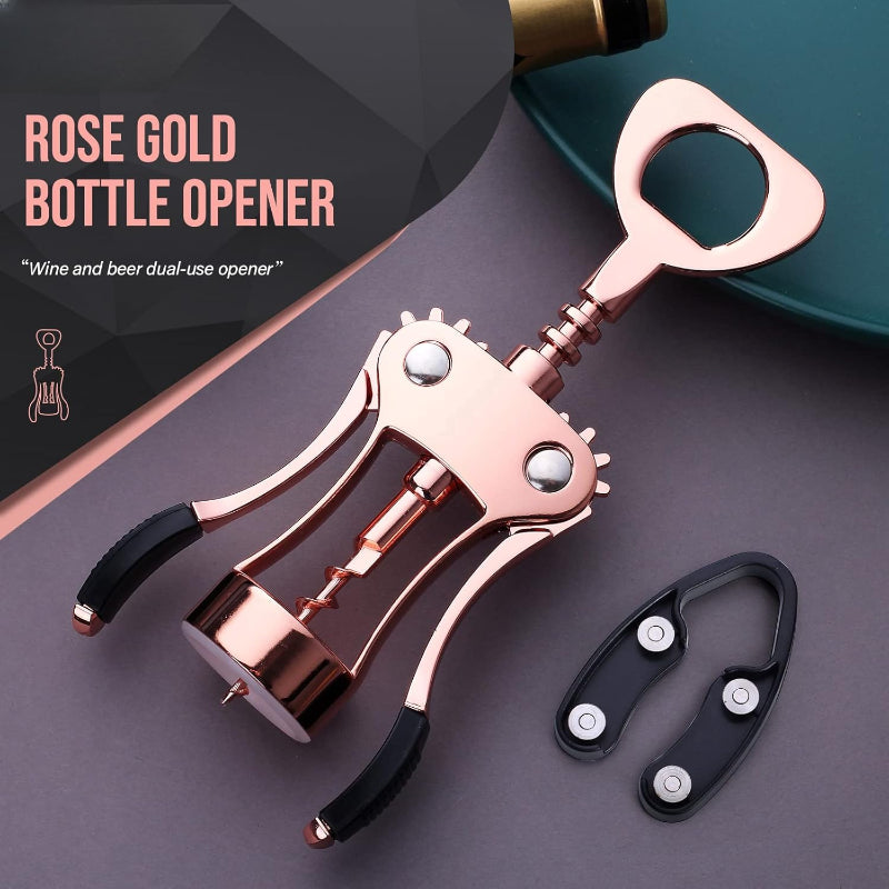 Multifunctional Design Wine Bottle Opener Corkscrew Set-Wine and Whiskey Decanter