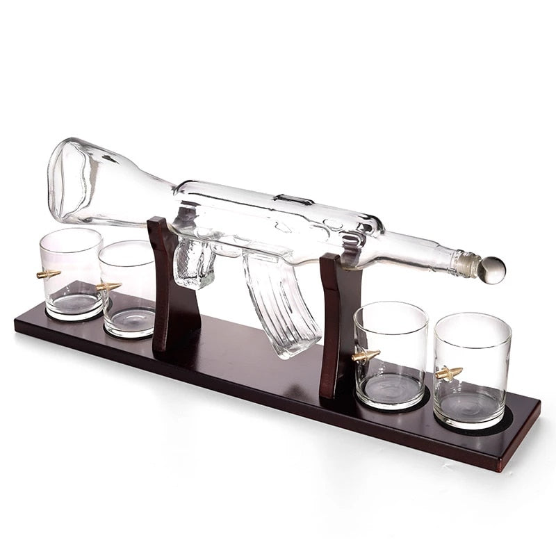 Amazing Shape Glass-Wine and Whiskey Decanter