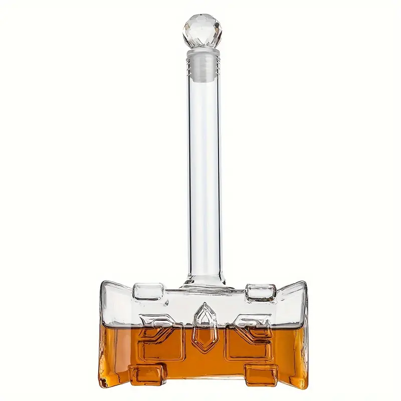 Novelty Hammer Shaped Liquor Decanter