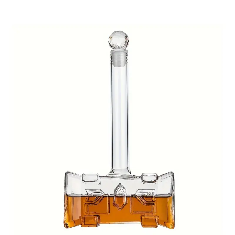 Hammer Shaped Wine Bottle Glass