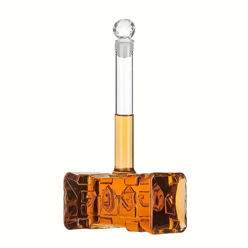 Hammer Shaped Wine Bottle Glass