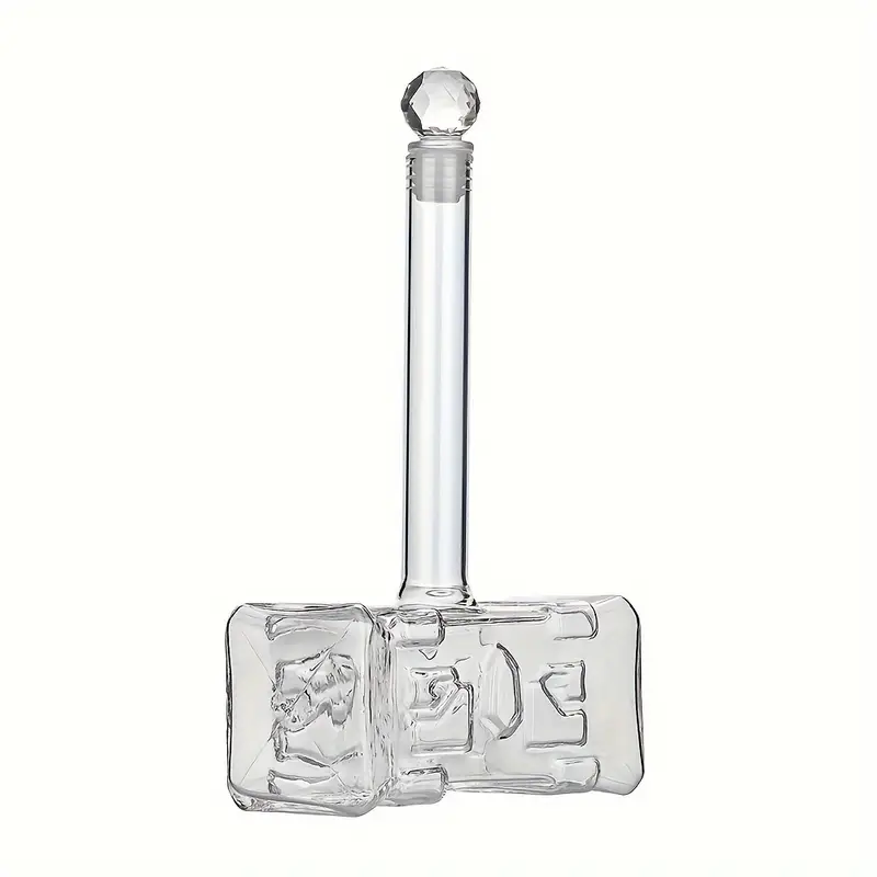 Hammer Shaped Wine Bottle Glass