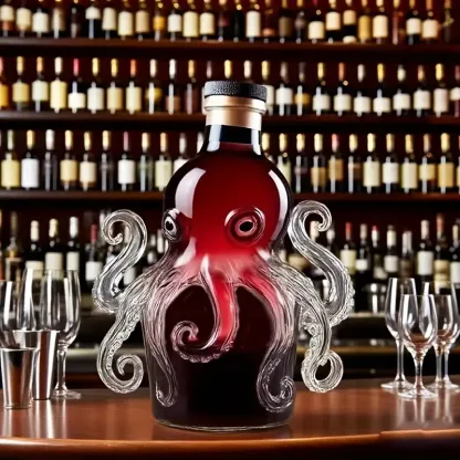 Octopus Shaped Whiskey And Wine Decanter