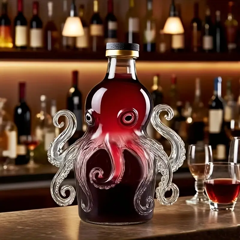 Octopus Shaped Whiskey And Wine Decanter