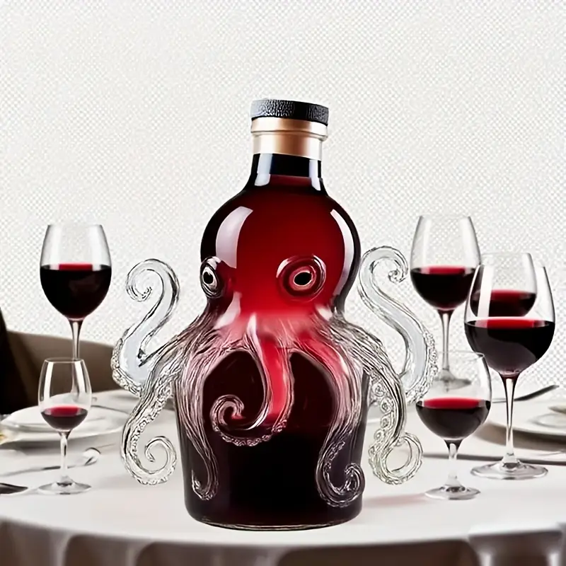 Octopus Shaped Whiskey And Wine Decanter