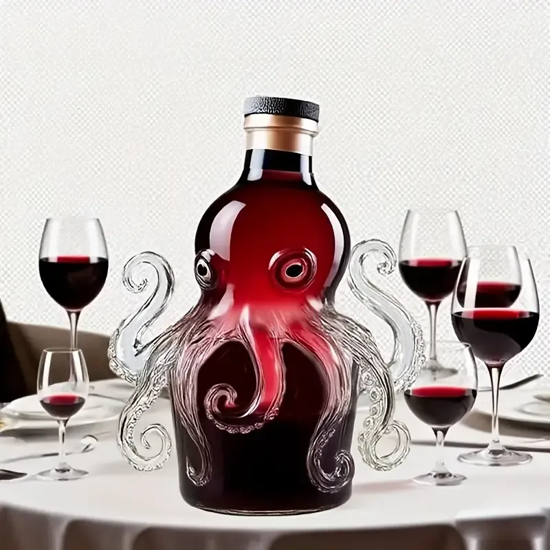 Octopus Shaped Whiskey And Wine Decanter