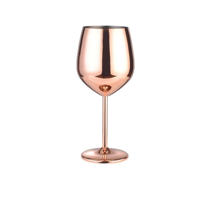 Stainless Steel Wine Glass-Wine and Whiskey Decanter