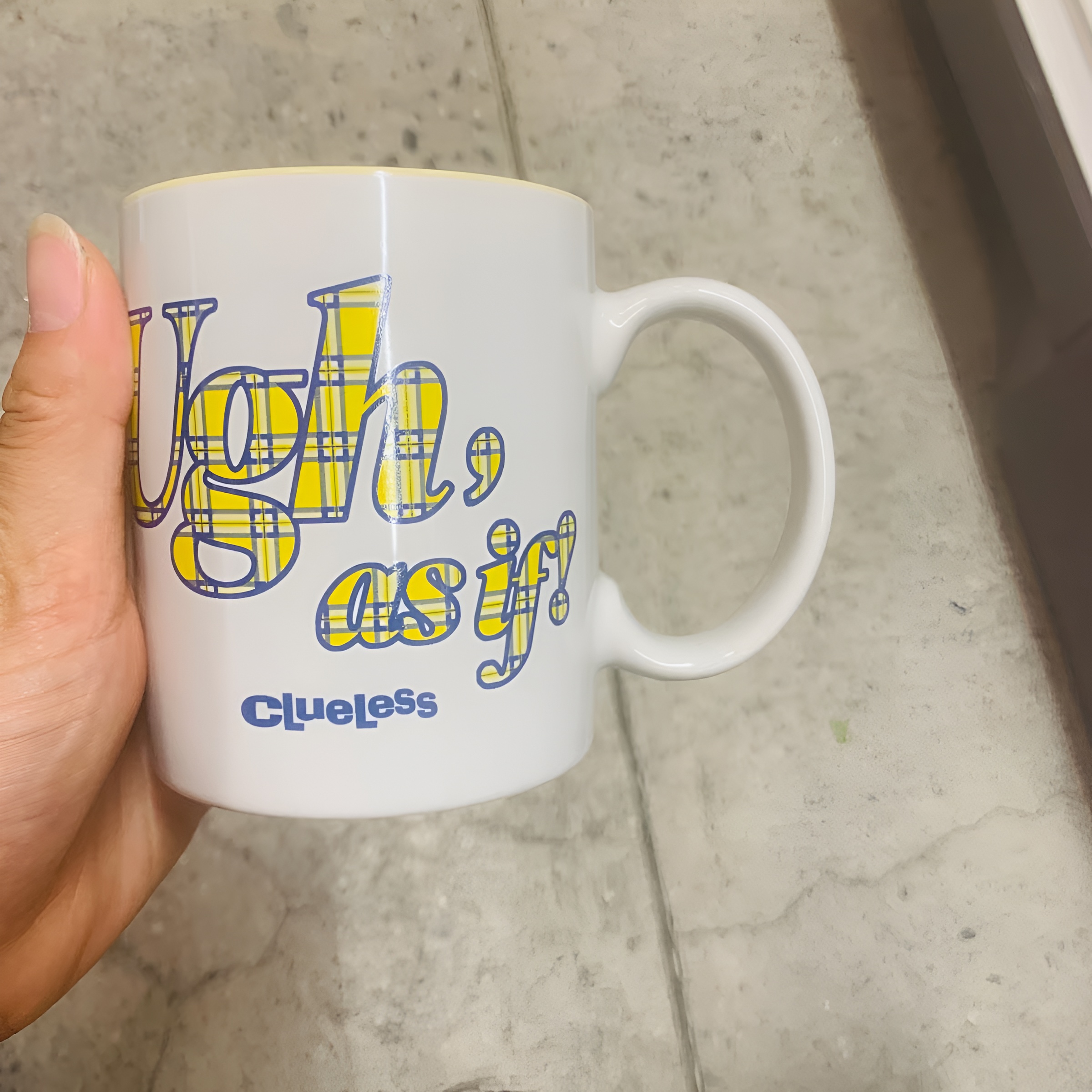 Pack Of Two Ceramic Coffee Mug With Text Print