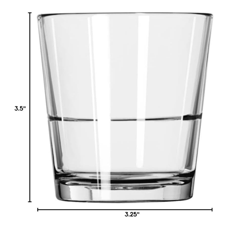 Pack OF 12 Classic Pattern Whiskey Glasses For Any Occasion-Wine and Whiskey Decanter