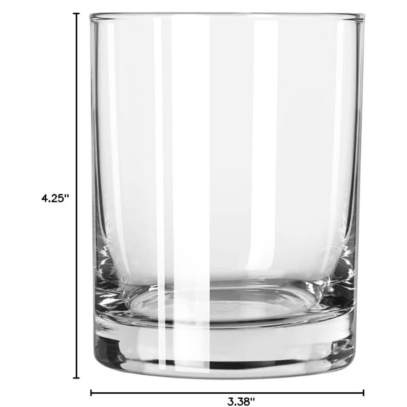 Pack OF 12 Modern Design Whiskey Glasses For Bar and Home Use-Wine and Whiskey Decanter