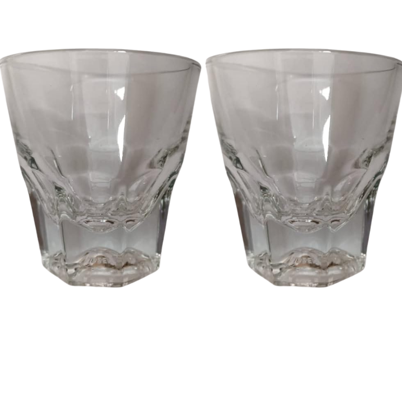 Pack OF 2 Minimalist Whiskey Glasses For Bourbon And Cocktails-Wine and Whiskey Decanter
