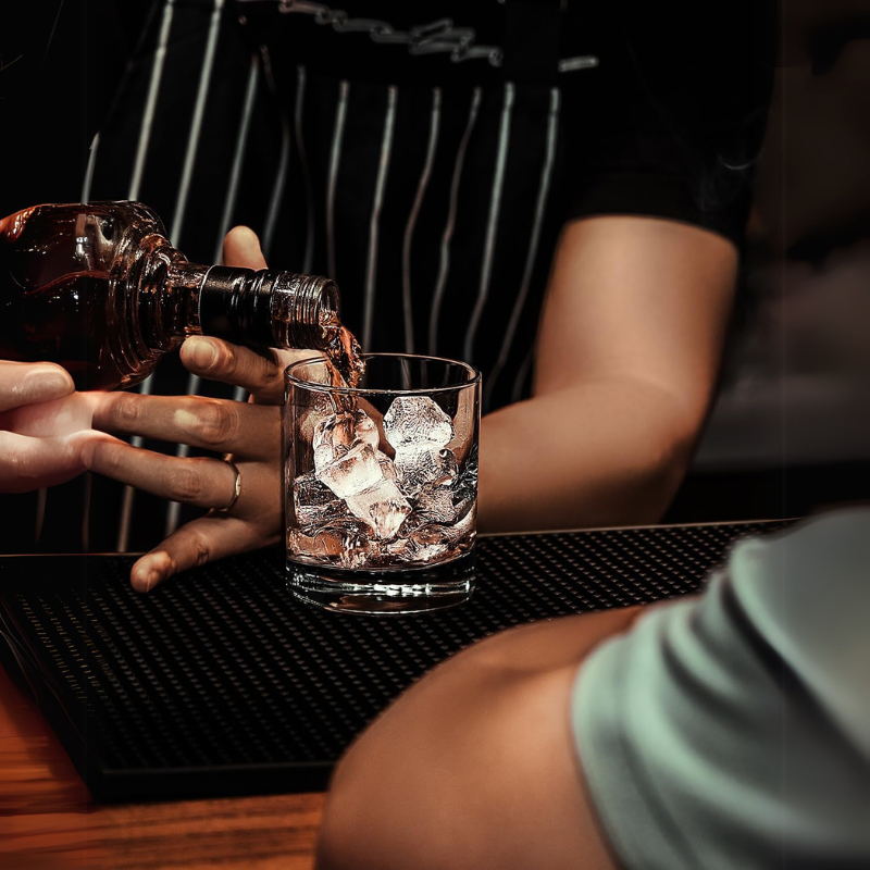 Pack Of 6 Stylish Design Whiskey Glasses Elegant Barware Set