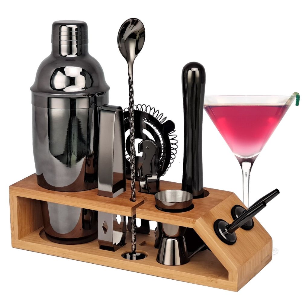 Mixology Cocktail Shaker Set-Wine and Whiskey Decanter