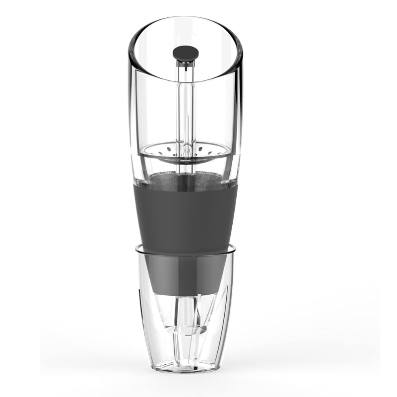 Plastic Wine Decanter Aerator With Stand