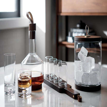Super Stylish Glass Decanter-Wine and Whiskey Decanter
