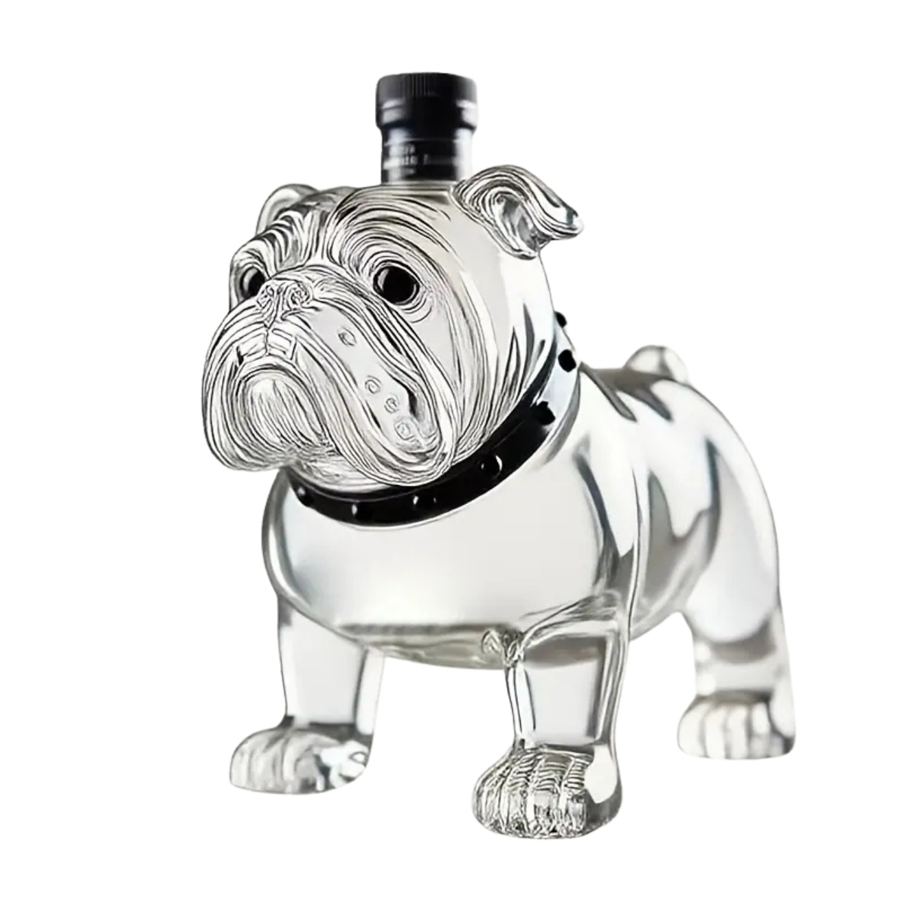 Puppy Shaped Glass Wine Decanter Mini Whiskey Bottle