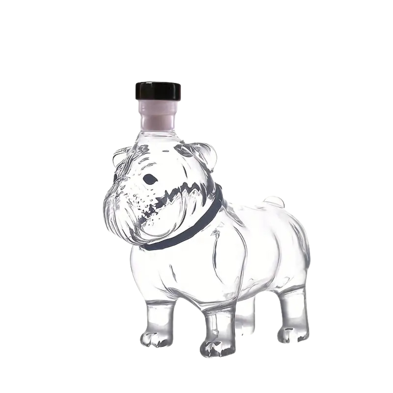 Puppy Shaped Glass Wine Decanter Mini Whiskey Bottle