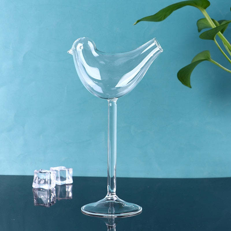 Bird Shaped Cocktail Glass-Wine and Whiskey Decanter