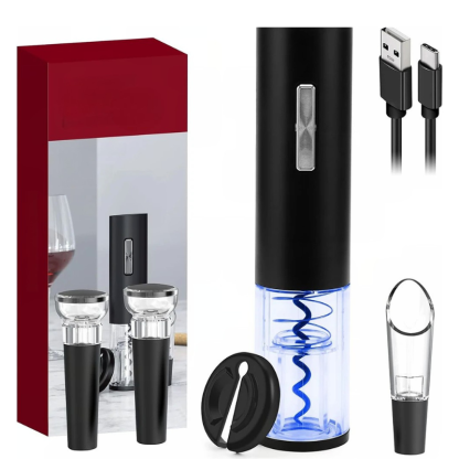 Rechargeable Automatic Design Electric Wine Opener For Parties-Wine and Whiskey Decanter