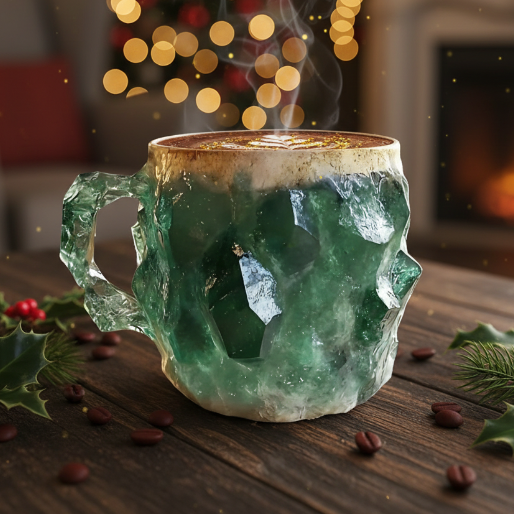 Refined Mineral Crystal Mug For Holiday Gift