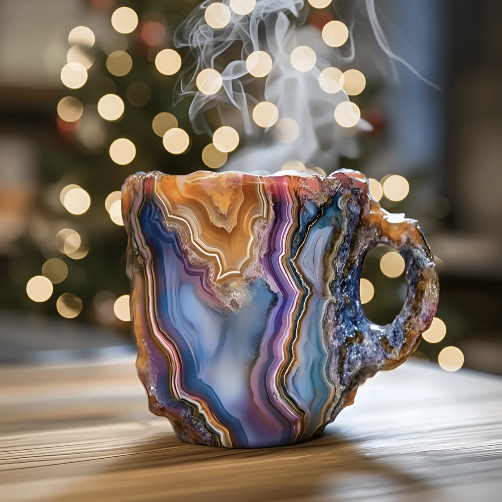 Refined Mineral Crystal Mug For Holiday Gift