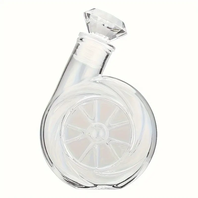 Retro Car Wheel Glass Decanter