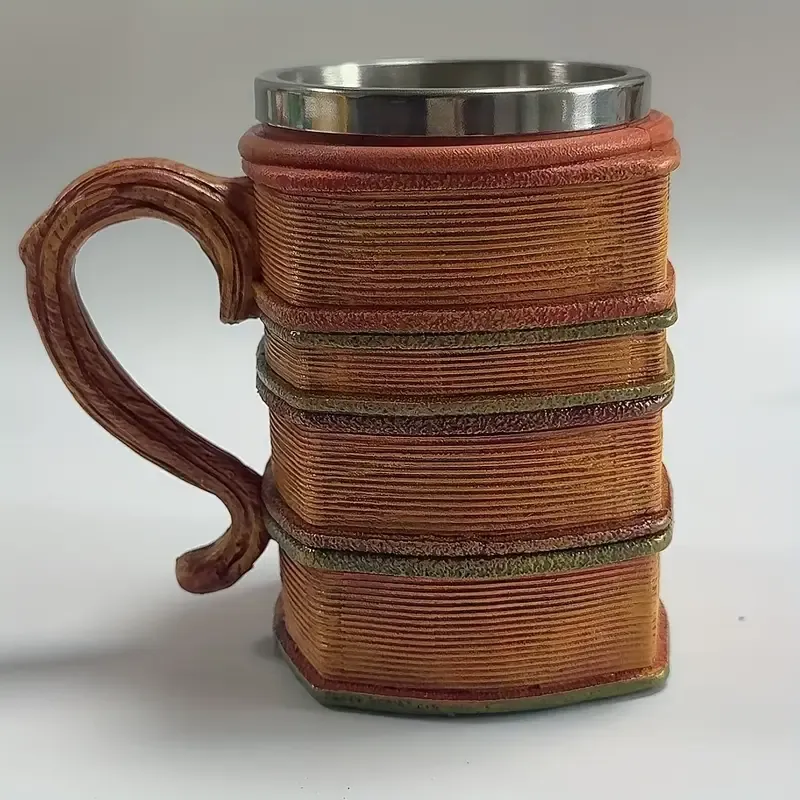 Retro Stacked Books Coffee Mug