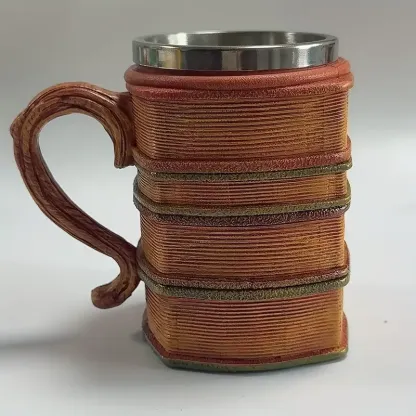 Retro Stacked Books Coffee Mug