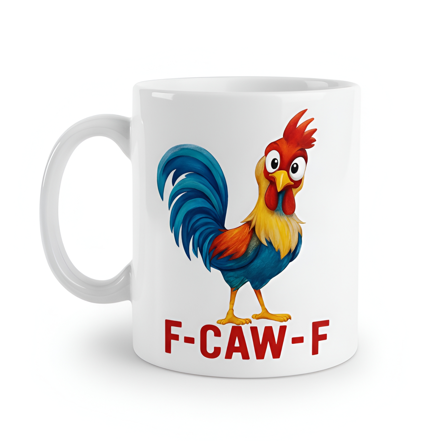 Rooster Design Ceramic Coffee Mug