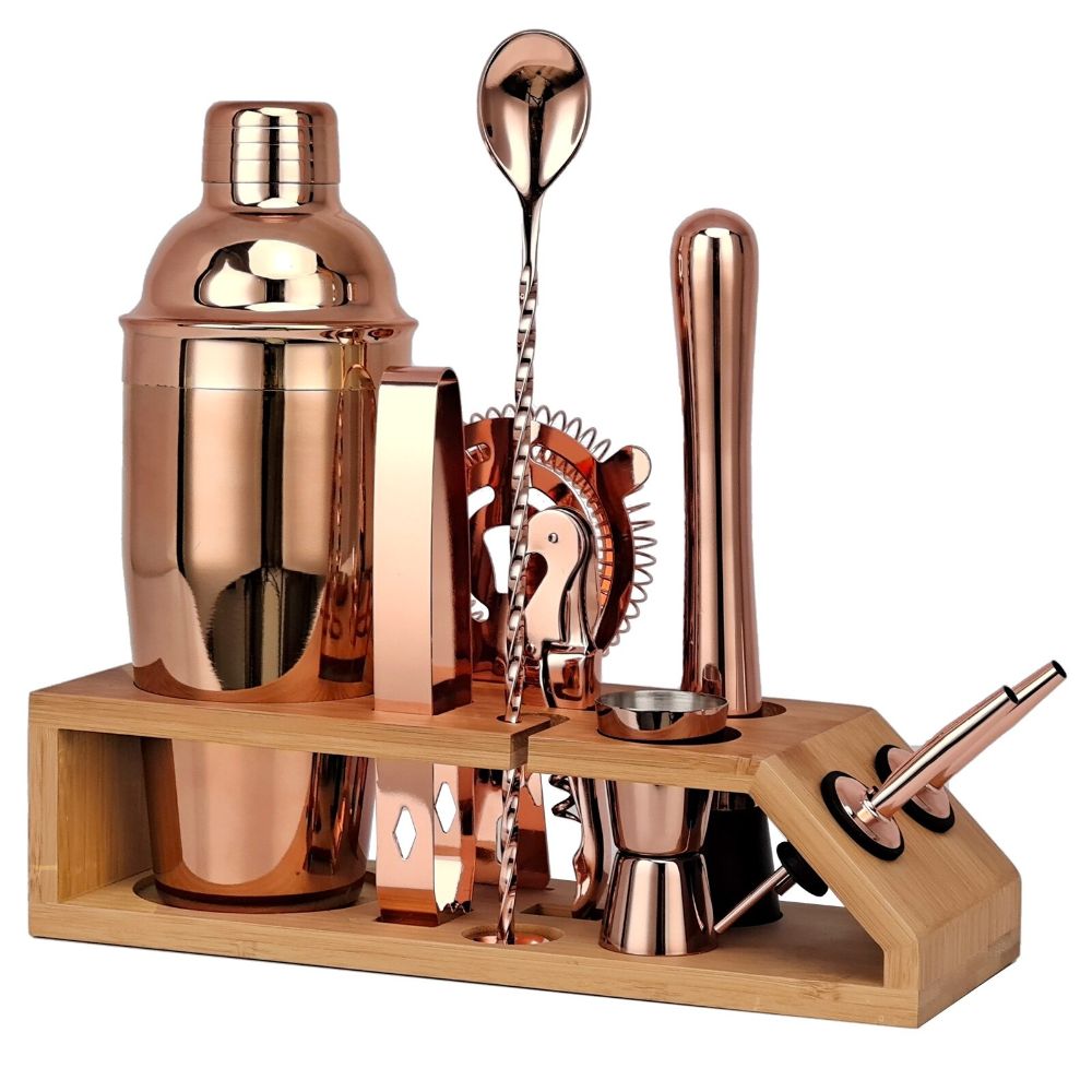 Mixology Cocktail Shaker Set-Wine and Whiskey Decanter