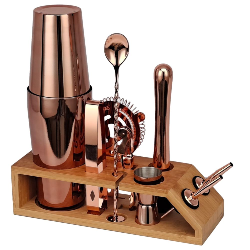 Mixology Cocktail Shaker Set-Wine and Whiskey Decanter