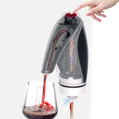One Touch Electric Wine Pourer-Wine and Whiskey Decanter