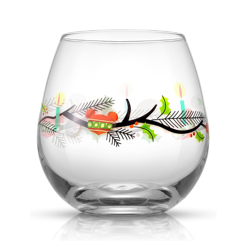 Cartoon Printed Wine Glasses Fun Set For All Occasions-Wine and Whiskey Decanter