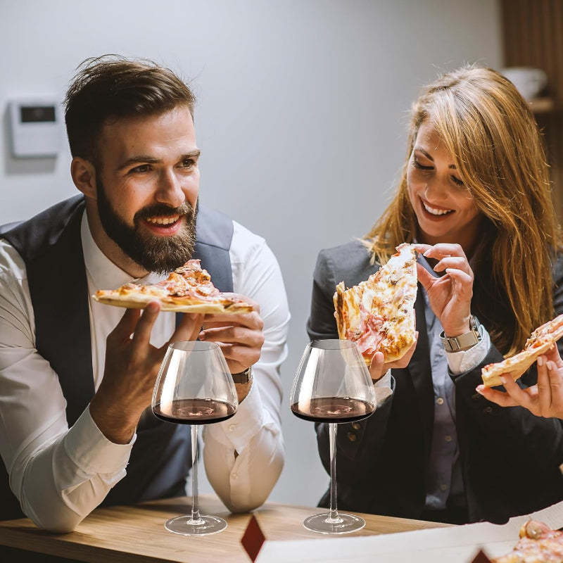 Crystal Wine Glasses For Elegant Gift Box And Long Stem Design-Wine and Whiskey Decanter