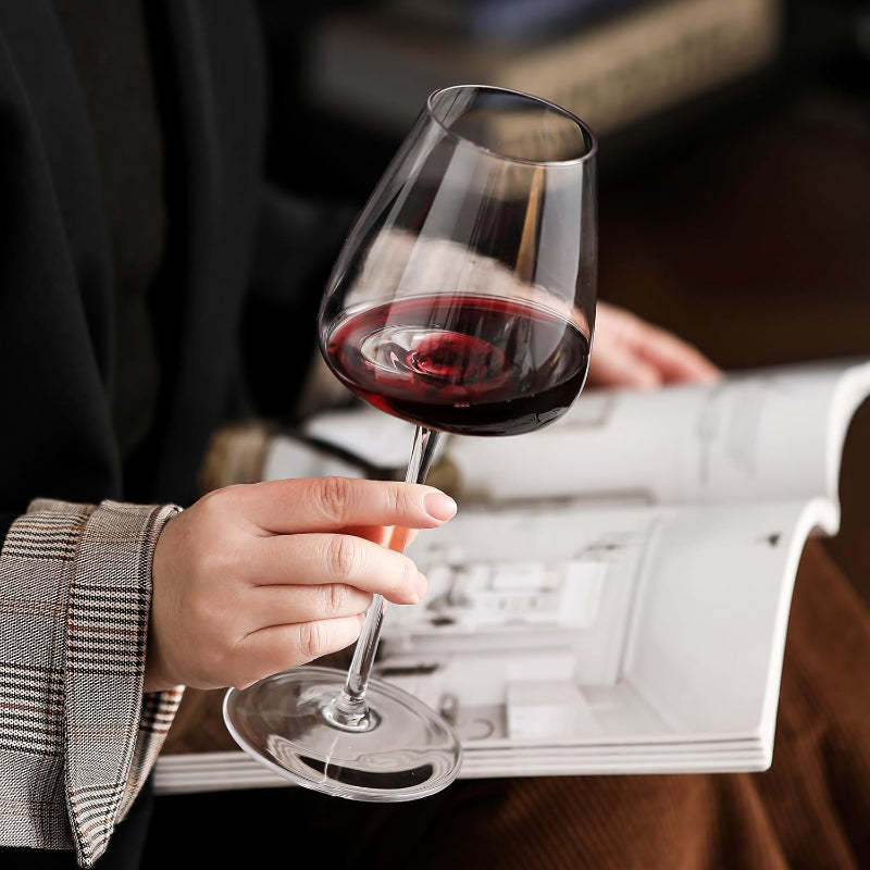 Crystal Wine Glasses Set Gift Box And Long Stem Design-Wine and Whiskey Decanter