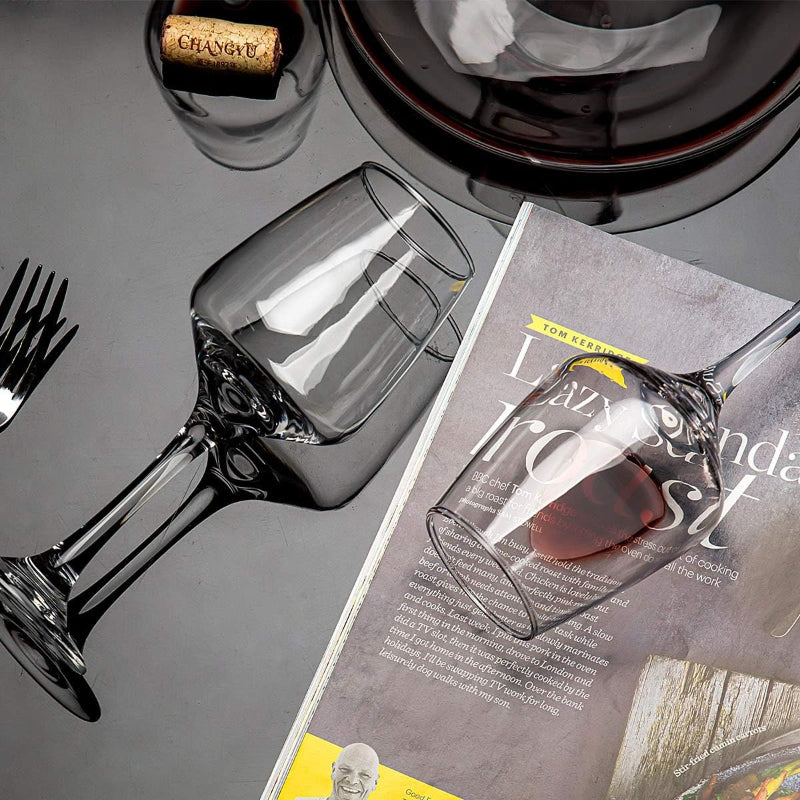 Versatile Wine Glass Set Collection Elegant Drinkware-Wine and Whiskey Decanter