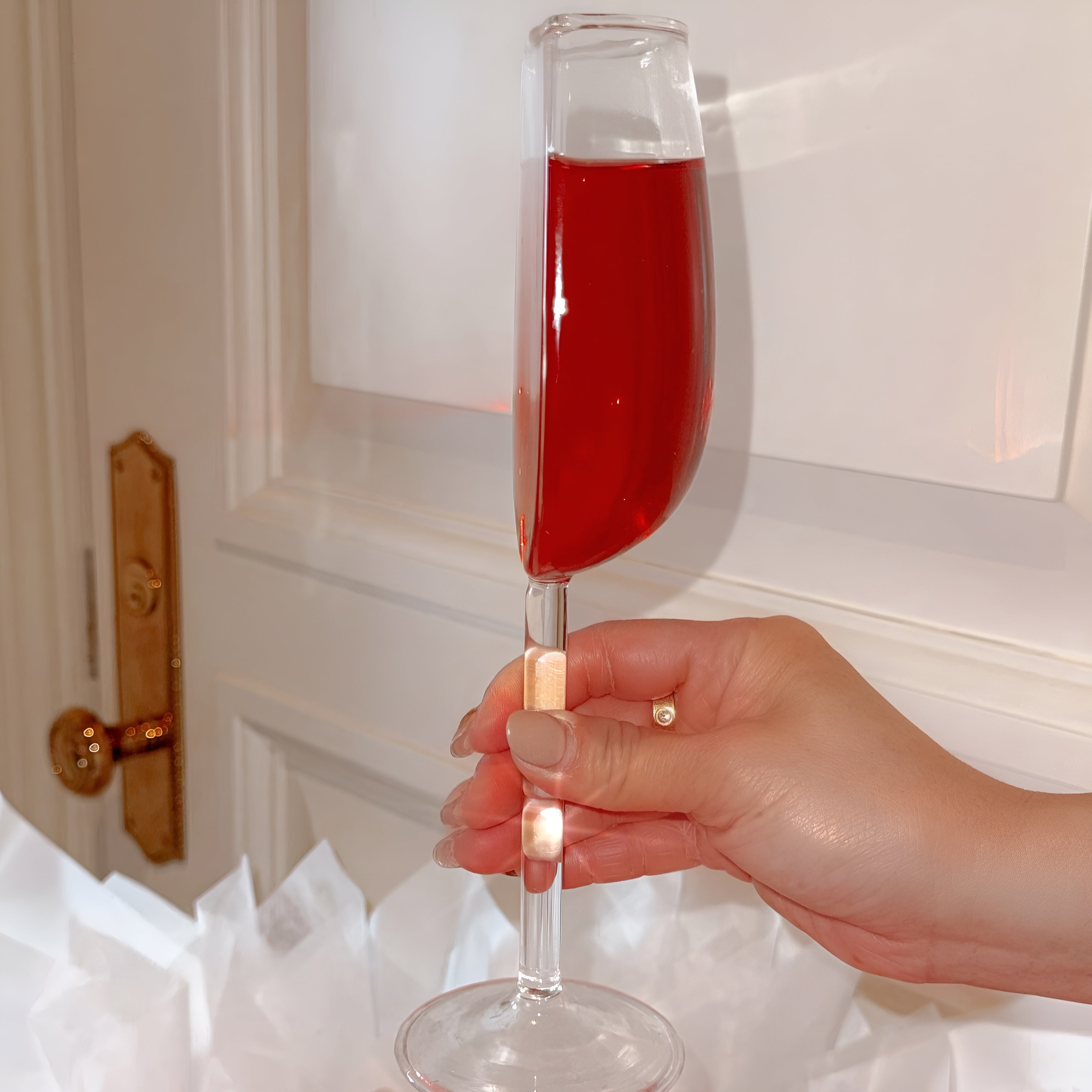 Set of Two One Drinking Glasses – A Toast to Togetherness-Wine and Whiskey Decanter